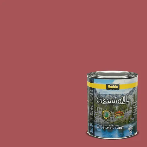 Vista 102 de Rodda Paint CASCADIA ZERO - Pintura plana e imprimación para interiores en uno, cuarto de galón, rosa Mullen