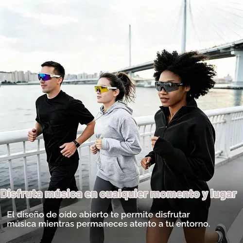 Vista 3 de Gafas inteligentes Bluetooth, gafas de sol inteligentes