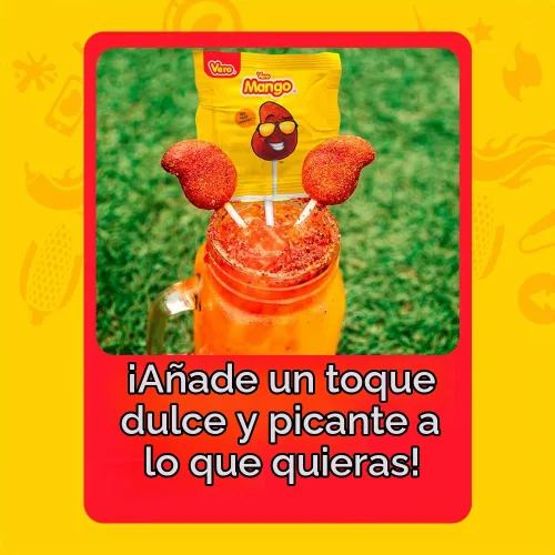 Vista 7 de Vero Paletas con sabor a mango cubierto de chile, 40 piezas