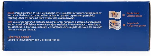 Vista 7 de Clorox Fraganzia - Hojas para secadora, aroma Hawaiian Escape, 105
