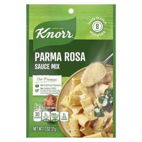 Vista 11 de Knorr - Mezcla de salsa cremosa de parma rosa, 1.3 onzas, 1 paquete Para salsas cremosas, pasta, acompañamientos y comidas simples; sin sabores
