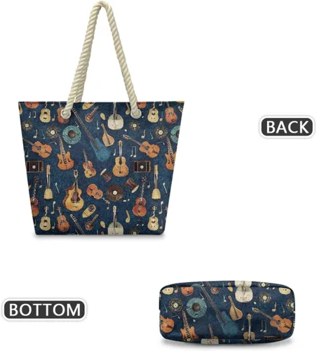 Vista 3 de Bolso de mano para mujer, bolso de viaje de trabajo con cremallera