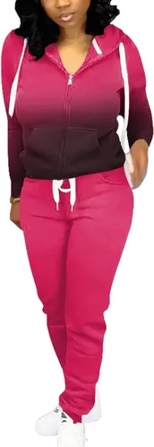 Vista 22 de Mrskoala Conjuntos de dos piezas para mujeres Chándal Conjuntos de sudadera Conjuntos de entrenamiento para trotar Ropa de descanso con bolsillo