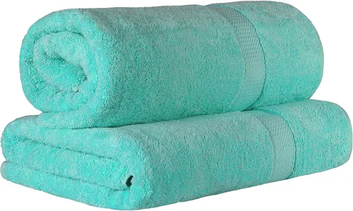 Vista 160 de BNM Toallas de Algodón Egipcio de Peso Pesado, Ideales para Baño, Ducha, Spa, Hotel, 800 GSM, Toallas Faciales/de Aseo, Toallas de Mano, Toallas