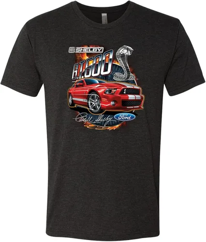 Vista 3 de Shelby GT500 Cobra - Camiseta oficial de Ford Motors Design Cars and Trucks para hombre
