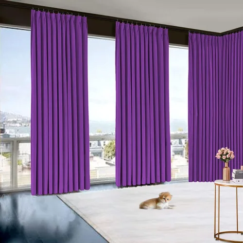 Vista 29 de Cortinas opacas para ventanas con ganchos y alzapaños (rosa, 52.0 x 71.7 in, 1 panel)