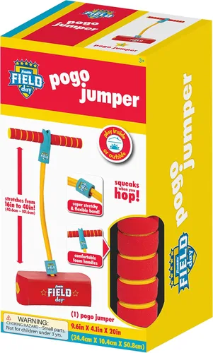 Vista 11 de Franklin Field Day Pogo Stick - Palo de espuma para niños + tolva para niños a partir de 3 años - Perfecto para juguete de interior + exterior