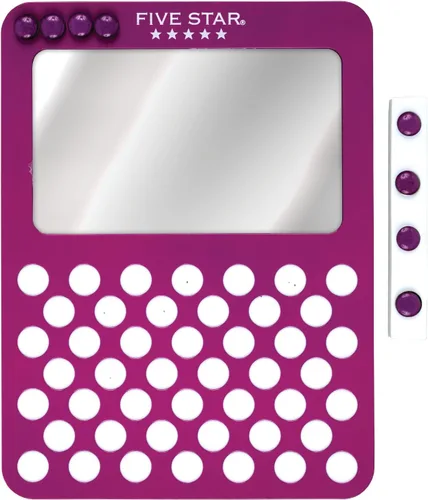 Vista 9 de Five Star extensor de estante de casillero, rosa, púrpura (Berry Pink/Purple)