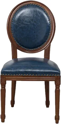 Vista 22 de Juego de sillas de comedor de madera 1/2/4, sillas de cocina tapizadas con asiento de cuero, silla de comedor rústica, silla lateral sin brazos