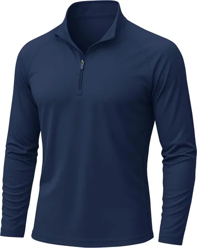Vista 12 de KEFITEVD Camiseta de manga larga con protección solar UPF 50+ con Azur