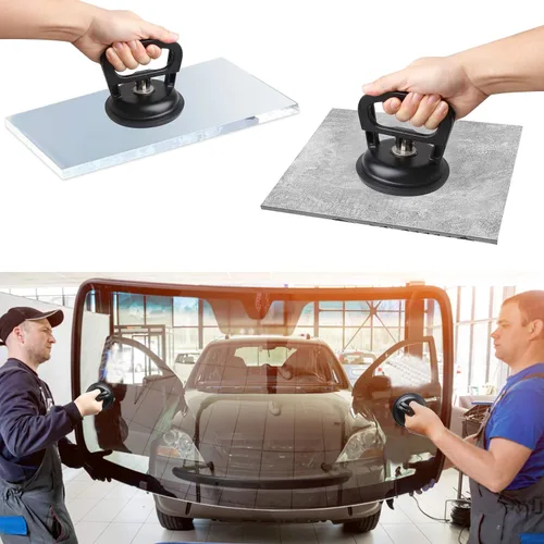 Vista 6 de FCHO Ventosa de vidrio resistente de aluminio para extractor de placa al vacío, ganchos de soporte para elevación, elevador de ventosa de azulejos