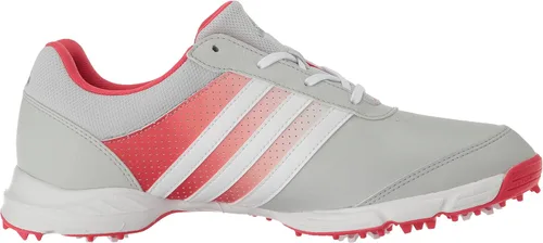Vista 6 de adidas Zapatos de golf W Tech Response para mujer, Gris claro blanco rosa
