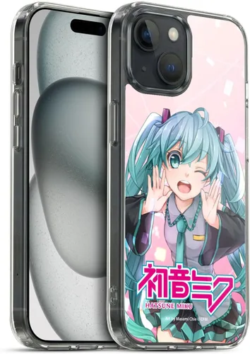 Vista 183 de Head Case Designs Licencia Oficial Hatsune Miku Gráficos Lindos Carcasa de Gel [Protección de Grado Militar] Compatible con Apple iPhone 7