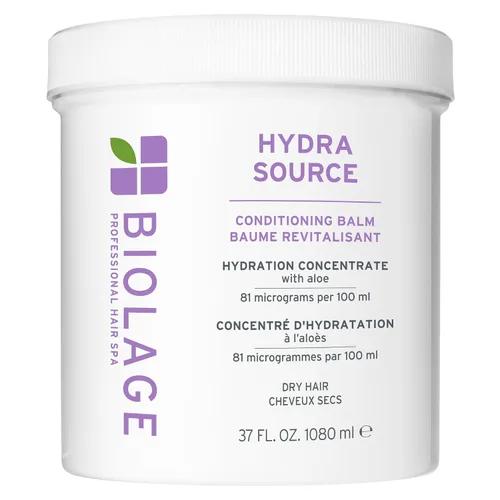 Vista 11 de Biolage Hydra Source Conditioning Balm - For Fine To Medium Dry Hair, Moisturizes, Detangles & Adds Softness, Infused with Fermented Aloe &