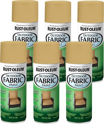 Vista 9 de Rust-Oleum - Pintura para tela para exteriores, rojo chile, 12 onzas Rojo (Chili Red)