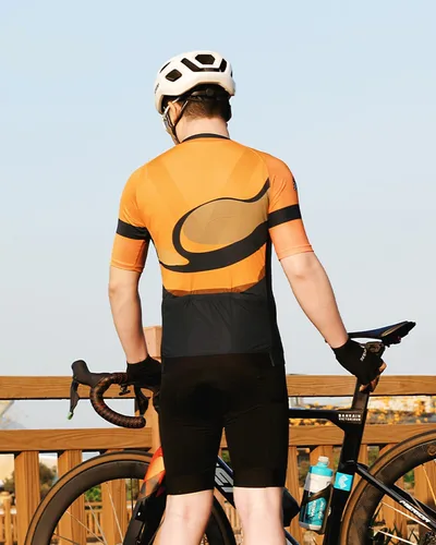 Vista 6 de Camisetas de ciclismo de verano para hombre, manga corta, secado rápido, camisa de ciclismo de montaña, traje de carreras, chaqueta de ciclismo