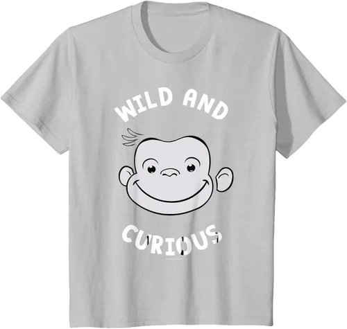 Vista 29 de Curious George Camiseta Big Face Wild and Curious Negro