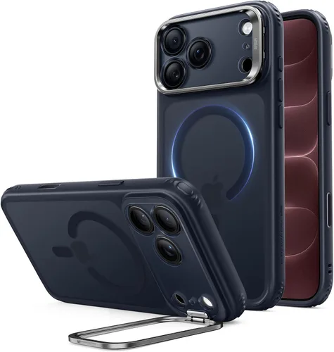 Vista 57 de ESR Classic - Funda híbrida para iPhone Air con soporte flexible Transparente