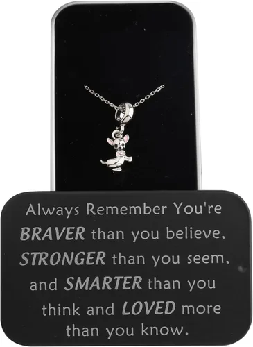 Vista 2 de BNQL Collar con colgante de Chihuahua, regalos de Chihuahua para amantes de Chihuahua, Chihuahua, joyería de regalo para mujeres, regalos