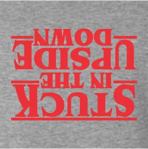 Vista 4 de Go All Out Camiseta para mujer Stuck in The Upside Down