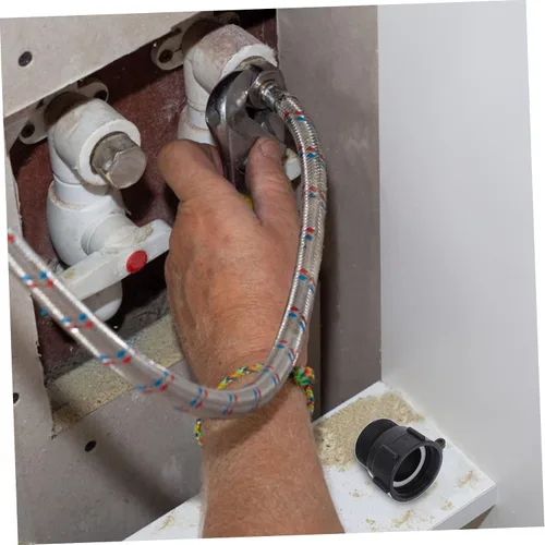 Vista 7 de Adaptador de asas Ibc resistente a Npt Conector con junta de tanque Ibc duradero para conexión a prueba de fugas y compatibilidad de manguera