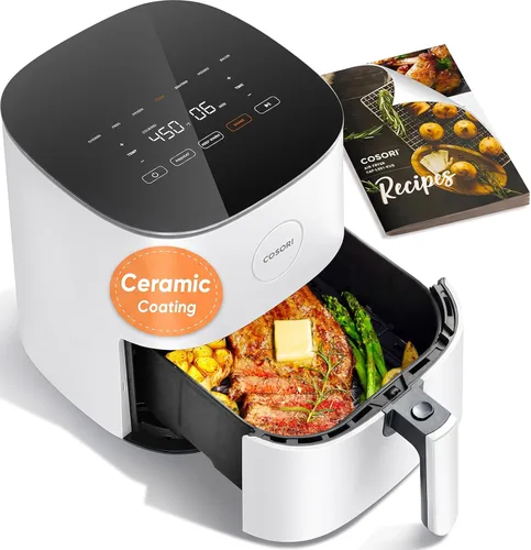 Vista 6 de Cosori Air Fryer Pro LE 5 cuartos de galón, 9 en 1, revestimiento de Gris-oscuro