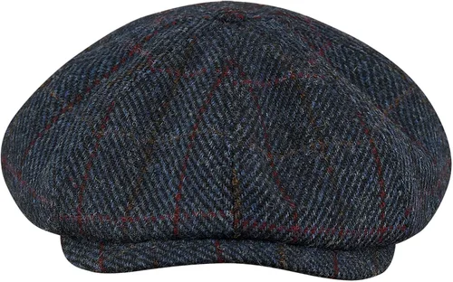 Vista 2 de Sterkowski Gorra Shelby Gorra 100% Harris Tweed Newsboy para hombre Sombrero de estilo pico de 8 paneles
