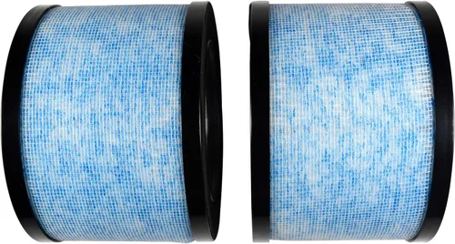 Vista 2 de HQRP MK06 MK01 Filtro de repuesto True HEPA compatible con purificador de aire AROEVE, Kloudic DH-JH01, ToLife TZ-K1, POMORON MJ001H, Intelabe