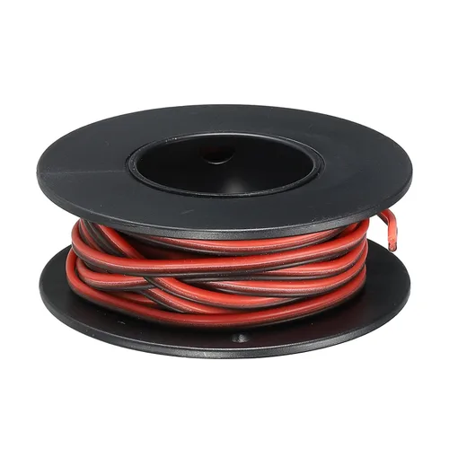 Vista 24 de MECCANIXITY Alambre de calibre 14, 2 conductores, alambre de silicona paralelo de 14 AWG, alambre trenzado de alambre de cobre estañado, carrete