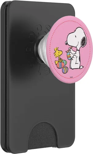 Vista 7 de Cacahuetes Snoopy y Woodstock Huevos de Pascua PopSockets intercambiables PopGrip