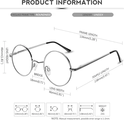 Vista 17 de KANASTAL Gafas de sol redondas polarizadas para mujeres y hombres, estilo hippie con protección UV400