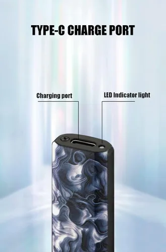 Vista 4 de Ambrogio.L Encendedores eléctricos recargables, paquete de 2 unidades, ultra delgado, USB C, resistente al viento, encendedor de plasma con luz
