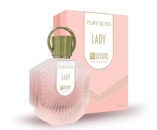 Vista 2 de Heaven Scents Pure Bliss Lady Eau de Parfum para mujer, fragancia dulce floral afrutada, 3.4 onzas líquidas