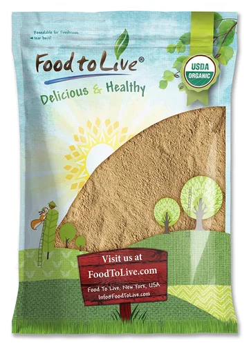 Vista 8 de Food to Live Ajo orgánico en polvo, 4 onzas, sin OMG, crudo, seco, Sirtfood, a granel