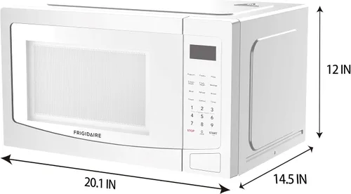 Vista 6 de Frigidaire Microondas de 1.1 pies cúbicos de 1000 vatios, color blanco