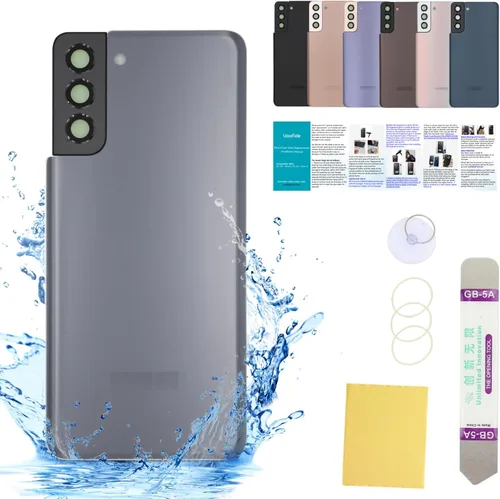 Vista 41 de Compatible con Samsung Galaxy Note 8 - Carcasa trasera de repuesto de cristal de 6.3 pulgadas, SM-N950, todos los portadores con manual de Negro