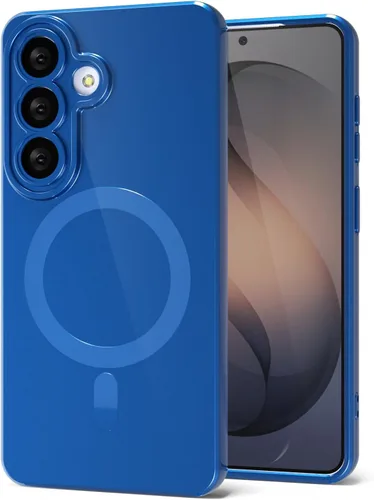Vista 33 de Svanove Funda magnética de silicona para Samsung Galaxy S22, compatible con Magsafe, bonita funda para mujer, goma de gelatina brillante delgada
