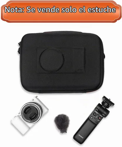 Vista 9 de LTGEM - Funda para cámara compatible con cámara Sony Alpha ZV-E10 / ZV-1F / ZV-1 / ZV-1 II con correa para el hombro LTGEM, compatible con kit