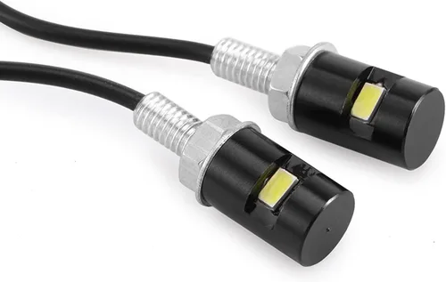 Vista 3 de 2 luces para matrícula, bombilla LED impermeable de 12 V, lámpara de tornillo de matrícula para automóvil, motocicleta, camión, RV, ATV, bicicleta