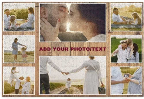 Vista 22 de Rompecabezas personalizados de fotos de 300/500/1000 piezas, rompecabezas personalizados para adultos, familia, cumpleaños, boda, amigos