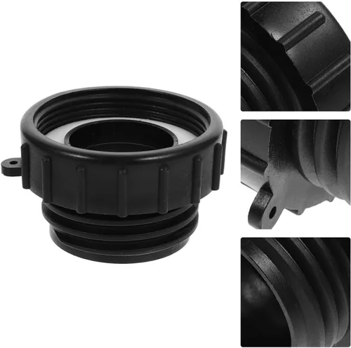 Vista 9 de 2pcs Ibc Tote Tank Adapter Hose Connector Quick Connect Black