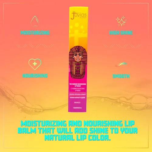 Vista 2 de Juvia's Place The Nubian Nourishing Lip Balm Mango – Hidratante Lip Chap, Hidratación de larga duración con aceites de Baobab, Manketti, girasol