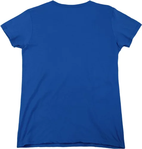 Vista 2 de Popfunk Classic Superman Classic Logo Womens Premium Cotton Short Sleeve Graphic T-Shirt & Stickers
