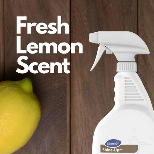 Vista 6 de Diversey Shine Up Lemon - Esmalte para muebles, listo para usar, 32 onzas Wood Furniture, Shine Restoration, Fingerprint Removal, Smudge Removal