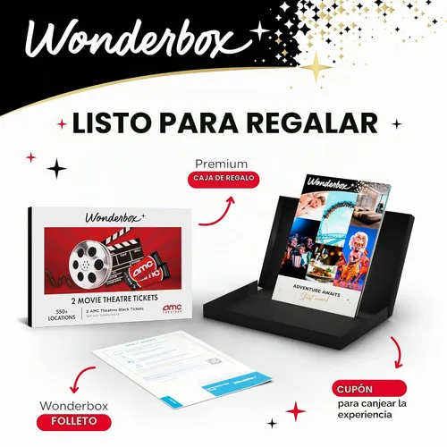Vista 2 de Wonderbox - Regalo de noche de cine AMC para 2 - 2 entradas de cine