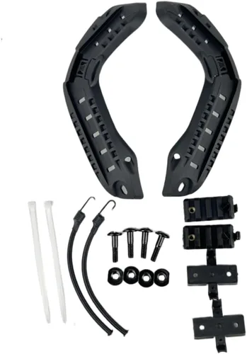 Vista 4 de ATAIRSOFT Kit de montaje en riel para casco rápido, guía de riel lateral del casco con tornillos de montaje de cordón