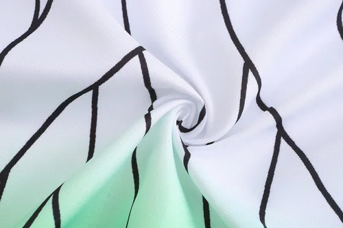 Vista 5 de RuuYiicoco Conjunto de aretes unisex de anime verde para cosplay