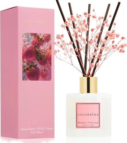 Vista 40 de Difusor de Varillas Cocorrína - Difusor Aromatizante con Aroma de Arroyo de Bambú con 8 Varillas, Difusor de Fragancia para Hogar, Decoración