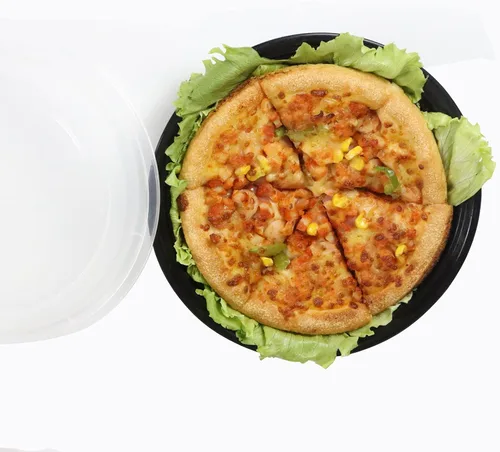 Vista 6 de Recipientes redondos de 48 onzas reutilizables con tapas para llevar ensaladas grandes de alimentos sin BPA para congelar, loncheras bento