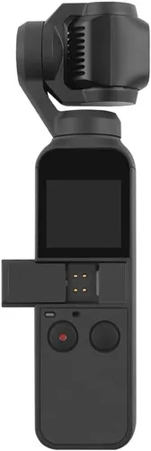 Vista 5 de Tapa De Interfaz De Datos Para DJI OSMO Pocket Gimbal, Cámara ABS Puerto Cubierta De Puerta Lateral Protección Impermeable - Negro